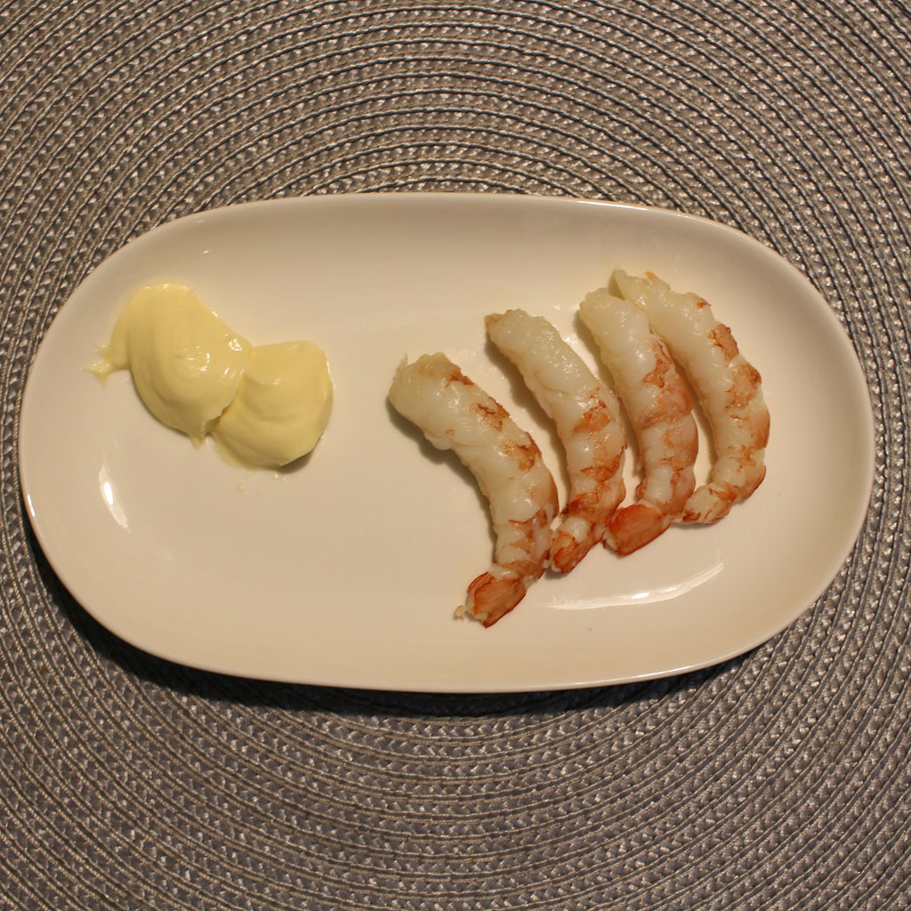  Shrimps with mayo